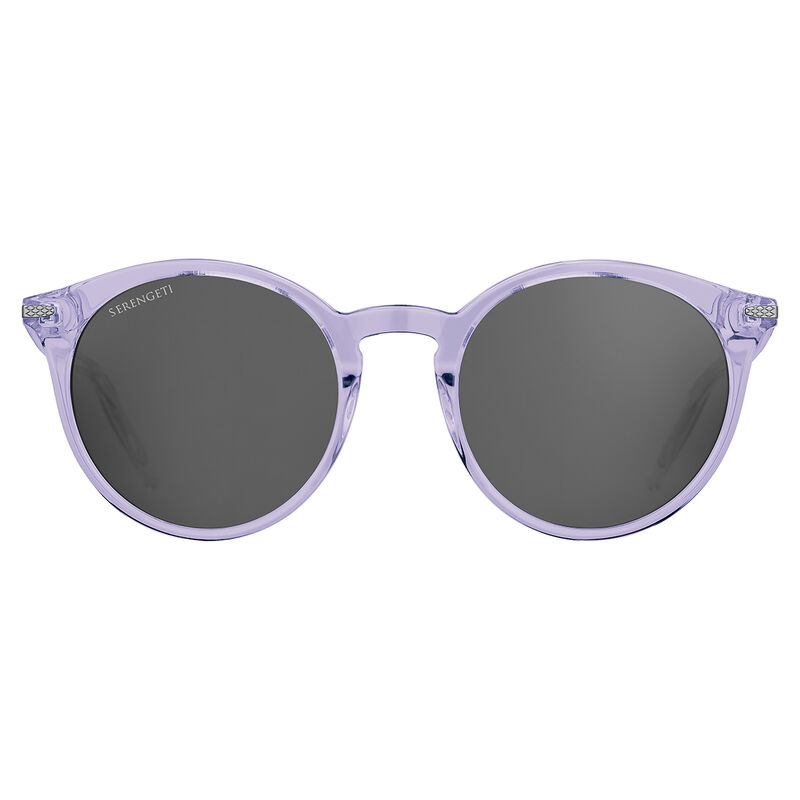 LEONORA, Shiny Milky Lavender-Mineral Polarized Smoke Cat 2 to 3, hi-res image number null